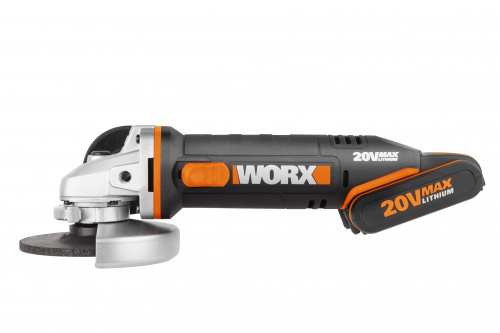 Аккумуляторная УШМ (болгарка) WORX WX800 20V 115мм