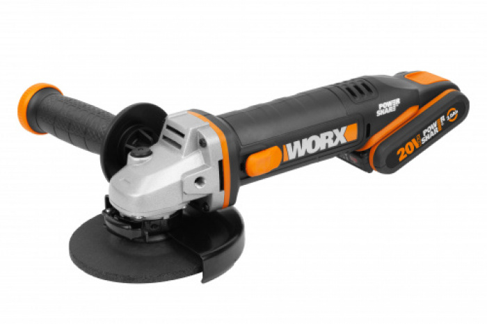 Аккумуляторная УШМ (болгарка) WORX WX803 20V 125мм