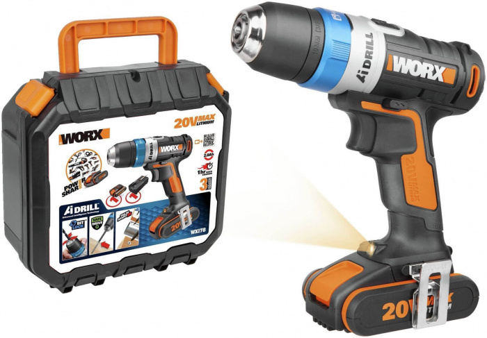 Дрель-шуруповерт WORX WX178 20V AiDrill